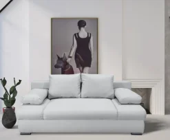 BOOOM Schlafsofas|Schlafsofas-Schlafsofa Chiara Silbergrau
