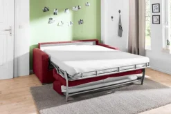 Schlafsofas|Schlafsofas-Schlafsofa Cleo Rot