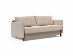 Schlafsofas|Schlafsofas|INNOVATION LIVING Schlafsofa Cubed mit Armlehnen Sand Grey