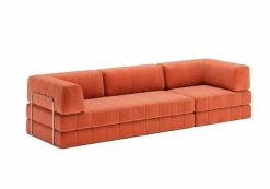 INNOVATION LIVING Schlafsofas|Schlafsofas-Schlafsofa Grand CozyPad Rust Orange