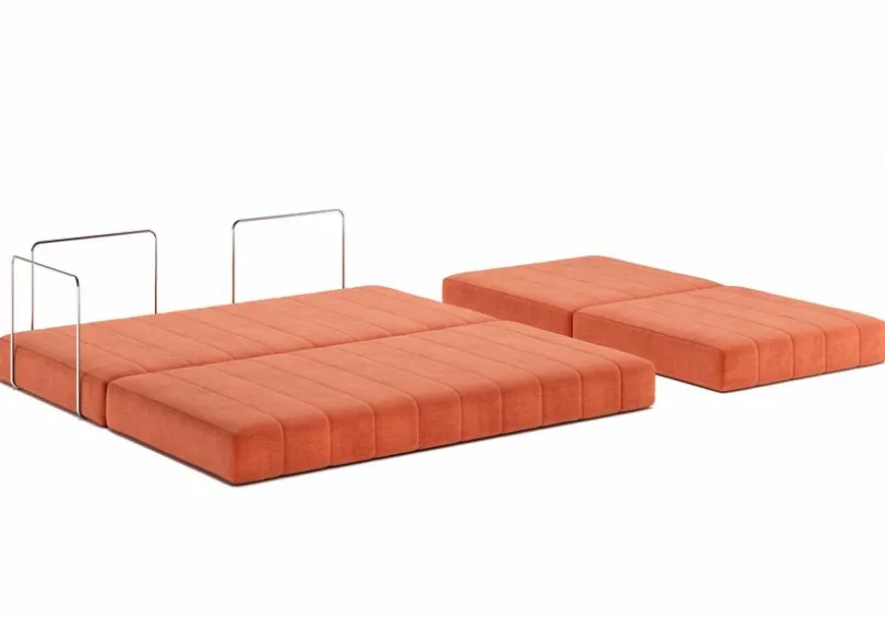 INNOVATION LIVING Schlafsofas|Schlafsofas-Schlafsofa Grand CozyPad Rust Orange