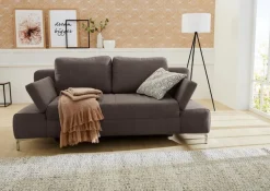 Schlafsofas|Schlafsofas-Schlafsofa Jano Braun / Gemustert