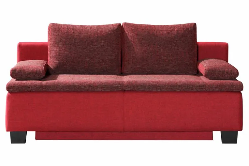 Schlafsofas|Schlafsofas-Schlafsofa Kendra Rot