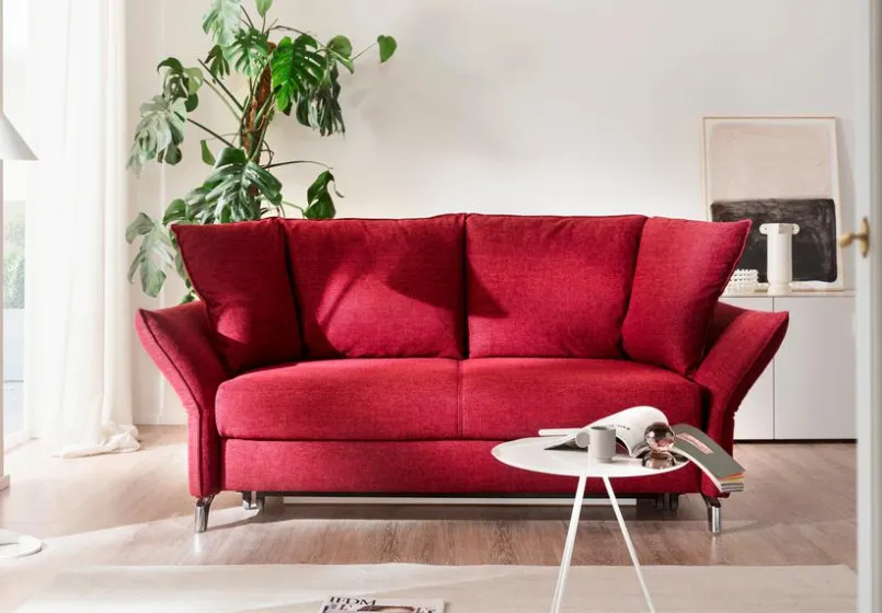 bali Schlafsofas|Schlafsofas-Schlafsofa Liv Rot