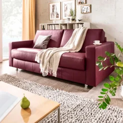 bali Schlafsofas|Schlafsofas-Schlafsofa Maike Dunkelrot