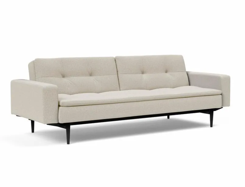 Schlafsofas|Schlafsofas|INNOVATION LIVING Schlafsofa mit Armlehnen Dublexo Styletto schwarz Natural