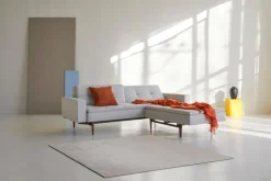 Schlafsofas|Schlafsofas|INNOVATION LIVING Schlafsofa mit Armlehnen Dublexo Styletto schwarz Natural