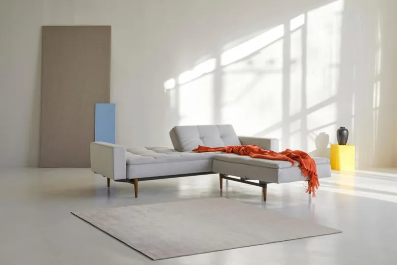 Schlafsofas|Schlafsofas|INNOVATION LIVING Schlafsofa mit Armlehnen Dublexo Styletto schwarz Natural