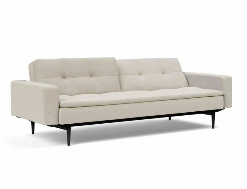 Schlafsofas|Schlafsofas|INNOVATION LIVING Schlafsofa mit Armlehnen Dublexo Styletto schwarz Natural