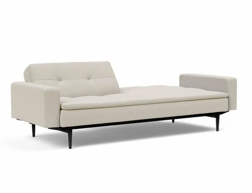 Schlafsofas|Schlafsofas|INNOVATION LIVING Schlafsofa mit Armlehnen Dublexo Styletto schwarz Natural