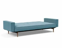 Schlafsofas|Schlafsofas|INNOVATION LIVING Schlafsofa mit Armlehnen Splitback Styletto dunkel Light Blue