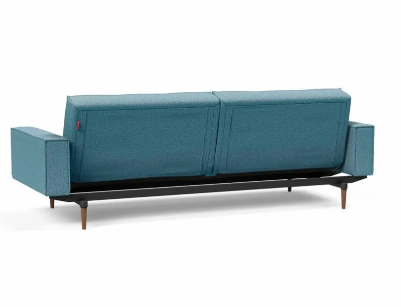 Schlafsofas|Schlafsofas|INNOVATION LIVING Schlafsofa mit Armlehnen Splitback Styletto dunkel Light Blue