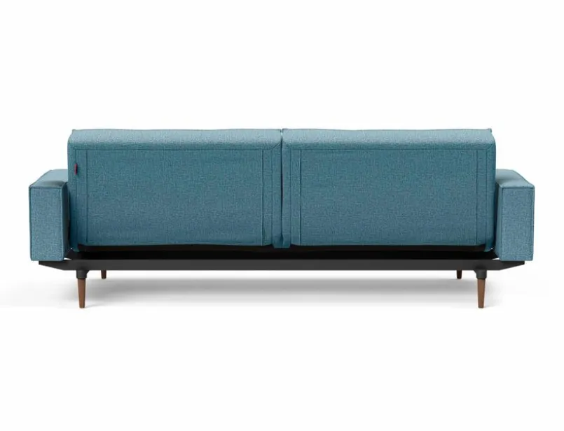 Schlafsofas|Schlafsofas|INNOVATION LIVING Schlafsofa mit Armlehnen Splitback Styletto dunkel Light Blue