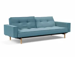 Schlafsofas|Schlafsofas|INNOVATION LIVING Schlafsofa mit Armlehnen Splitback Stem Light Blue