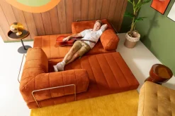 Schlafsofas|Schlafsofas| Schlafsofa Seventy Burnt Orange
