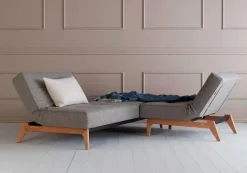 Schlafsofas|Schlafsofas|INNOVATION LIVING Schlafsofa Splitback Eik Eiche Grey