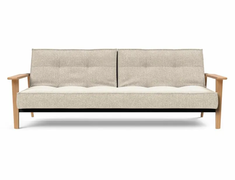 INNOVATION LIVING Schlafsofas|Schlafsofas-Schlafsofa Splitback Frej Eiche Off White
