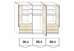 Wiemann Schlafzimmer-Komplettsets-Schlafzimmer-Set Loft 4tlg. Weiß