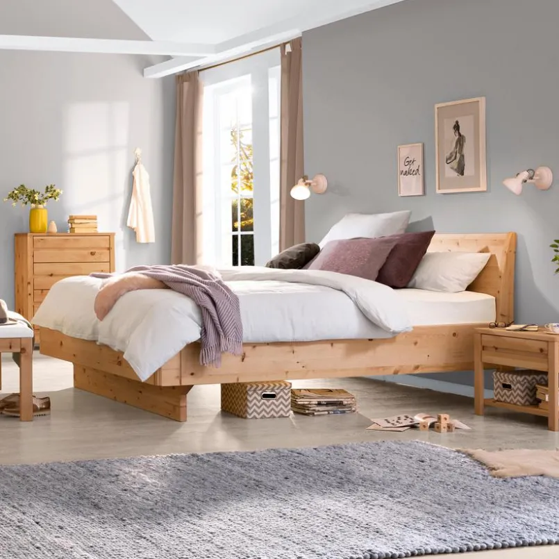 Schlafzimmer-Komplettsets| Schlafzimmer-Set Cembra 4tlg. Zirbe