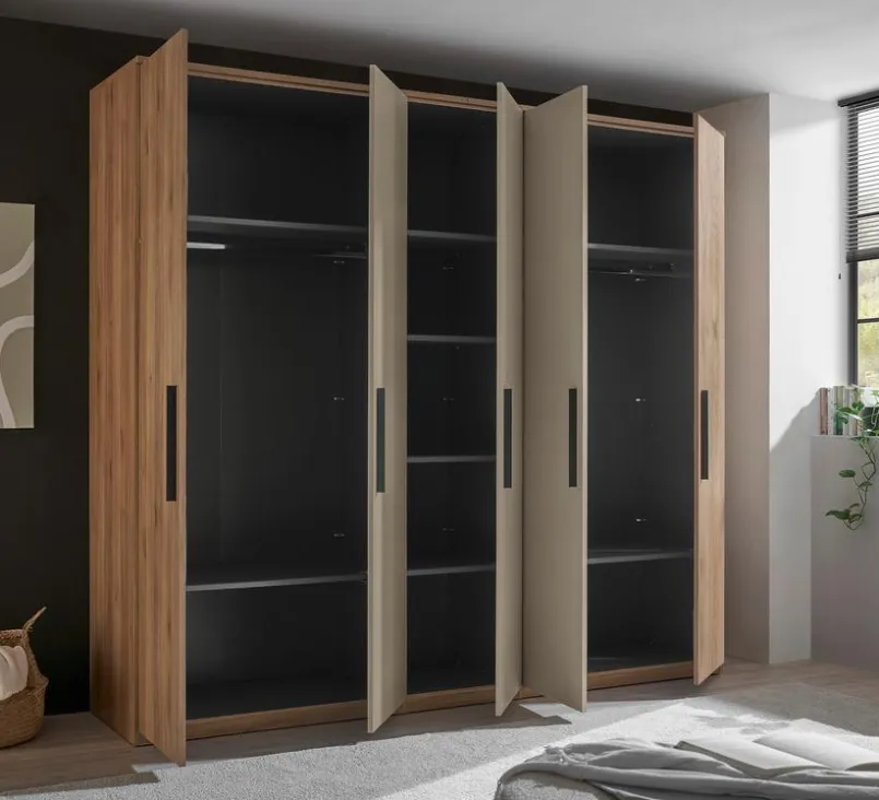Schlafzimmer-Komplettsets-Schlafzimmer-Set Danao 4tlg. Eiche / Kaschmir