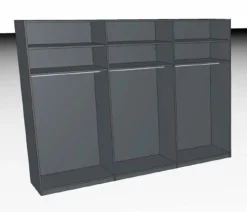 Musterring Schlafzimmer-Komplettsets-Schlafzimmer-Set Joline 4tlg. Graphit