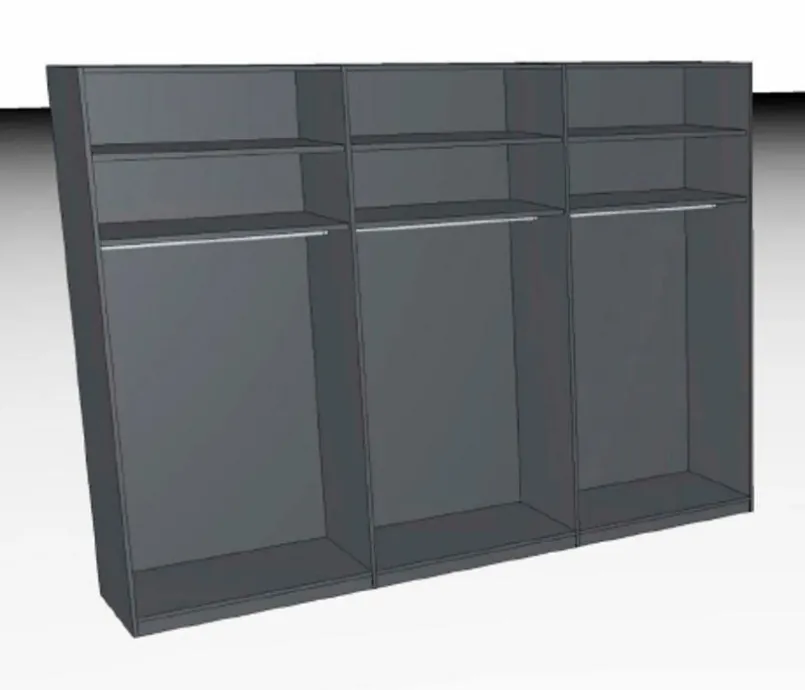 Musterring Schlafzimmer-Komplettsets-Schlafzimmer-Set Joline 4tlg. Graphit