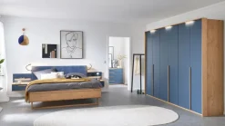 Schlafzimmer-Komplettsets|Musterring Schlafzimmer-Set Malin 4tlg. Blau