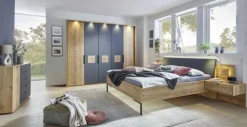Schlafzimmer-Komplettsets|Wiemann Schlafzimmer-Set Naxos 4tlg. Eiche Bianco