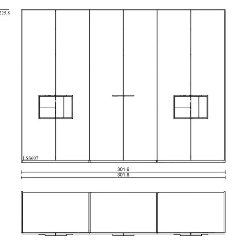 Voglauer Schlafzimmer-Komplettsets-Schlafzimmer-Set VLacera 4tlg. Taupe