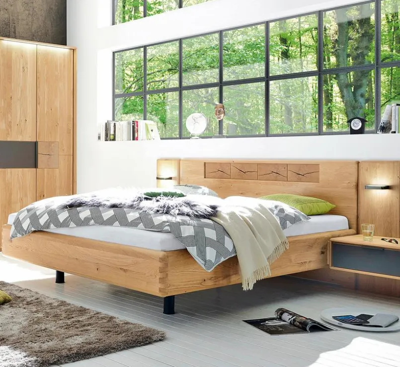 Wöstmann Schlafzimmer-Komplettsets-Schlafzimmer-Set WSM 1600 4tlg. Wildeiche