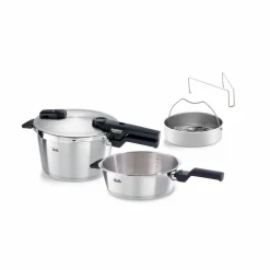 Töpfe|Fissler Schnellkochtopf Vitaquick Premium 2tlg. Silber