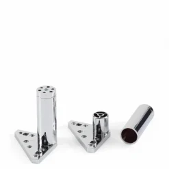 Pelipal Badschränke|Waschbeckenunterschränke-Schrankfüße Quick 2er-Set Chrom