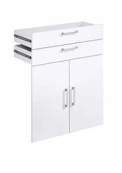 FMD Büroschränke & Regale|Büromöbel-Serien-Schrankzubehör-Set Calvia Weiß