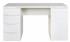 Schreibtische|Composad Schreibtisch Espresso Weiß