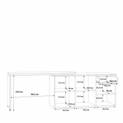 Schreibtisch Aliklia<FORTE Sale