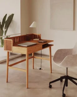Schreibtische|Kave Home Schreibtisch Araxie Esche