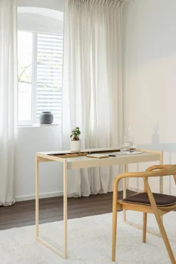 Metallbude Schreibtische-Schreibtisch Donna Cashew
