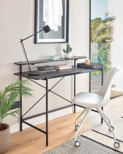 Schreibtische|Kave Home Schreibtisch Galatia Schwarz