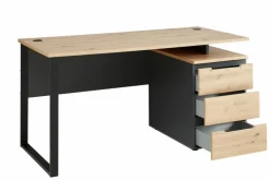 Innostyle Schreibtische-Schreibtisch Memphis Eiche Artisan