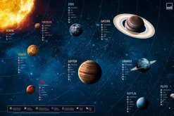 Schreibtischunterlage Planeten<Moll Sale