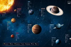 Schreibtischunterlage Planeten<Moll Sale