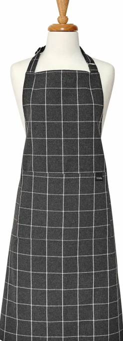 Schürzen| Schürze Eco Check Schwarz