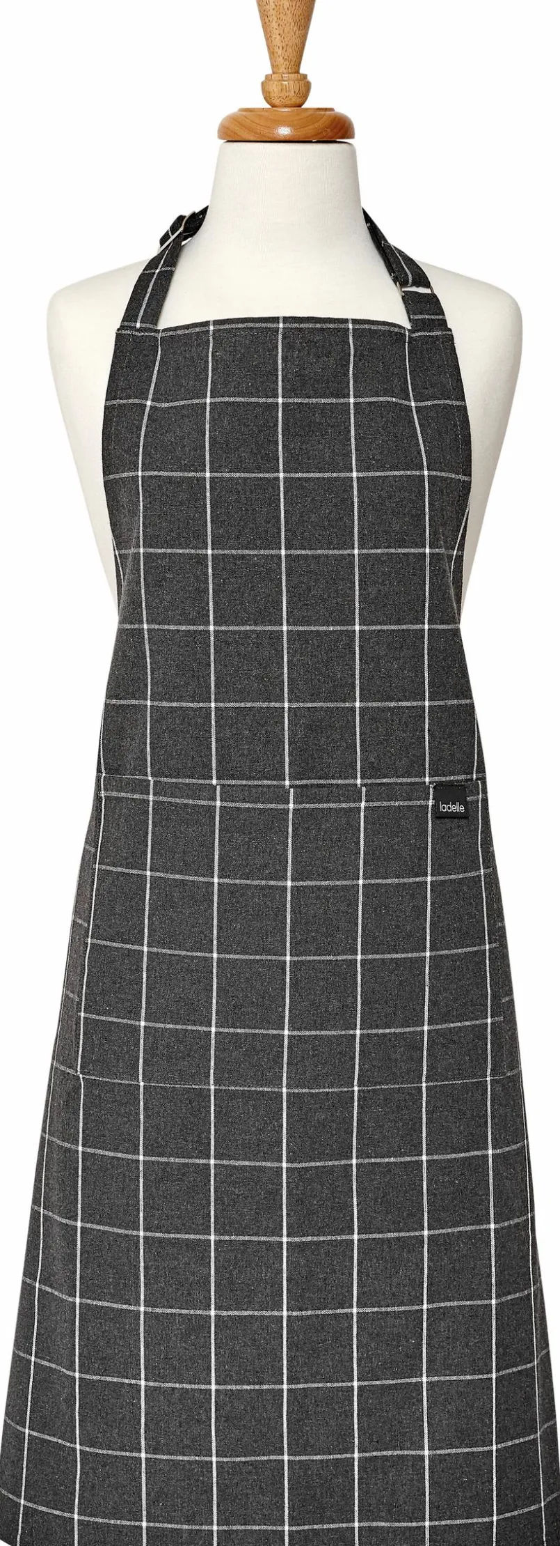 Schürzen| Schürze Eco Check Schwarz