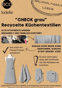 Schürze Eco Check 70 x 89 cm<ladelle Online