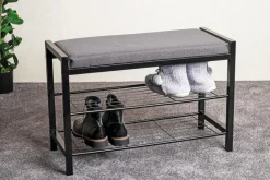 Garderobenbänke|Haku Schuhbank Enya Schwarz