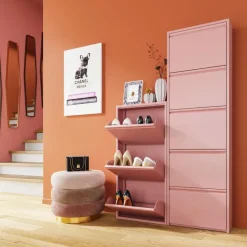 Schuhschränke|KARE DESIGN Schuhkipper Caruso Rosa