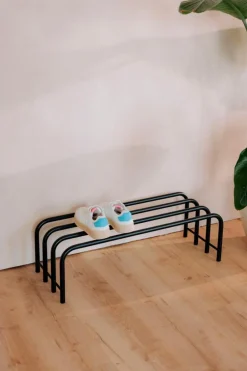 Metallbude Schuhschränke-Schuhregal Camo Schwarz