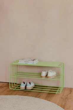 Schuhschränke|Praktisch Im Schlafzimmer|Metallbude Schuhregal Neva Grün