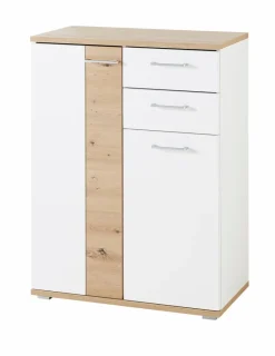 Innostyle Schuhschränke-Schuhschrank Signo Weiß / Eiche