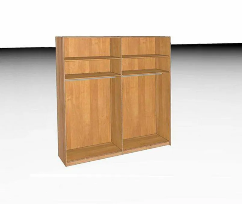CASEDO Kleiderschränke-Schwebetürenschrank Burgos 200 x 217 cm Eiche